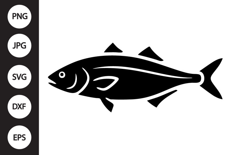 Mullet Fish SVG example image 1