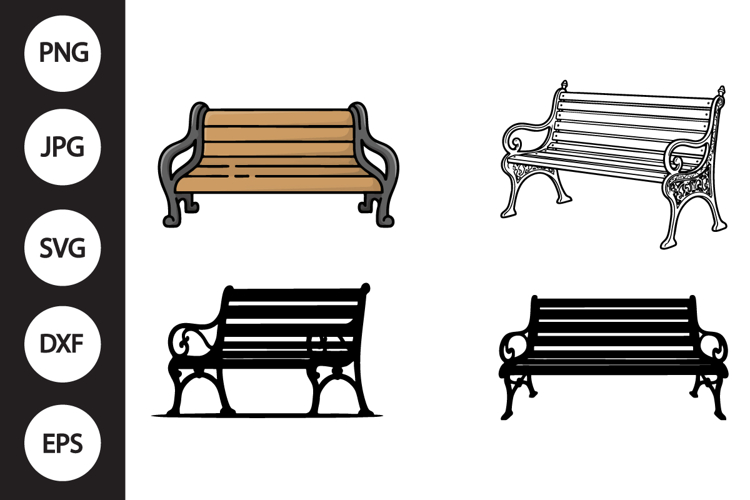 Bench SVG, Bench Clipart