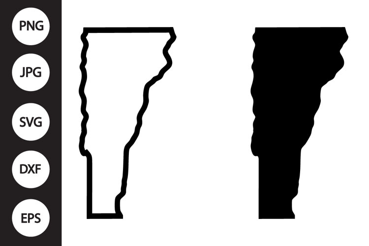 Vermont State SVG, Vermont State Clipart example image 1