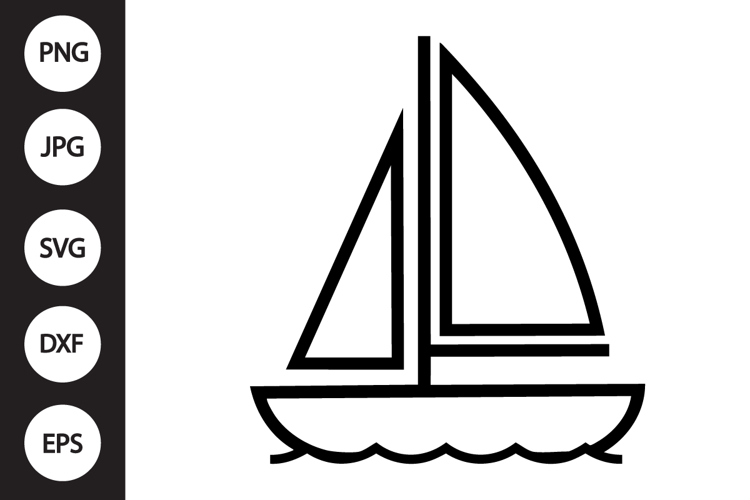 Sailboat Clipart Image 3