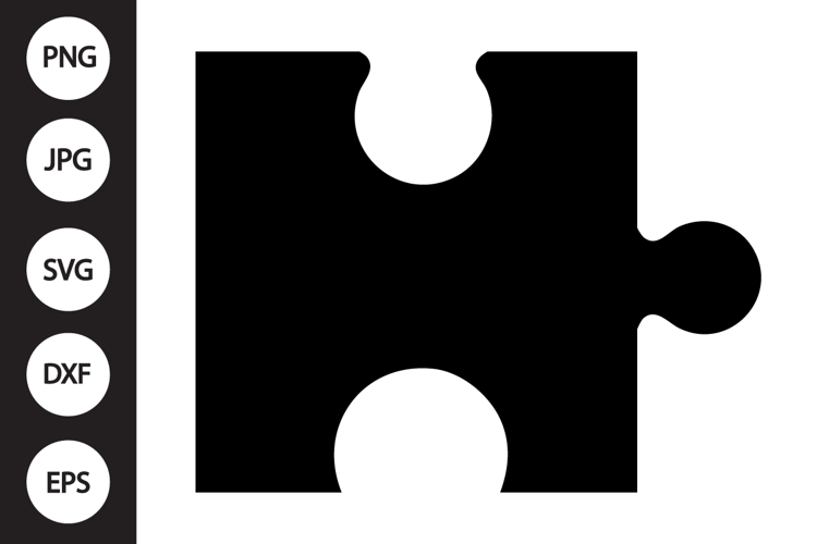 Puzzle Piece Silhouette Image 3