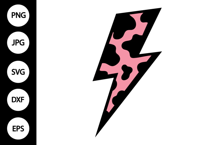 Cow lightning SVG