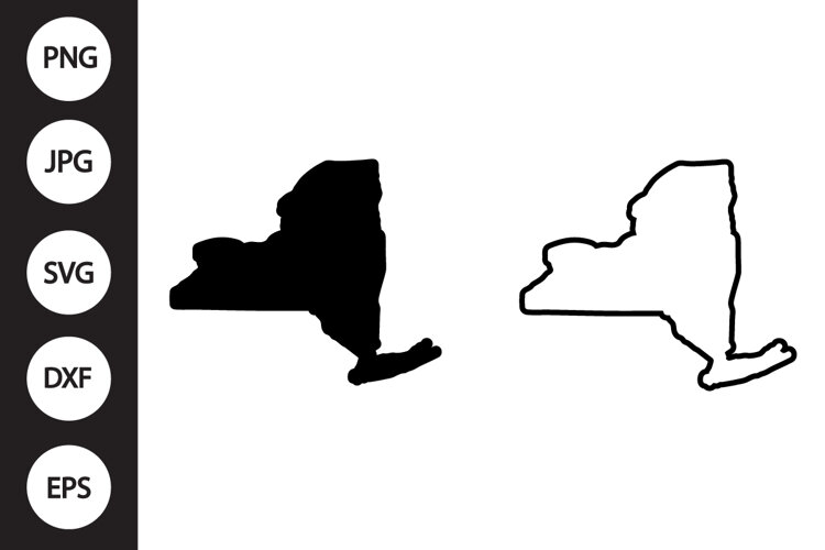 New York State SVG, New York State Clipart example image 1