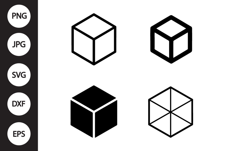Cube Shape SVG, Cube Shape Clipart