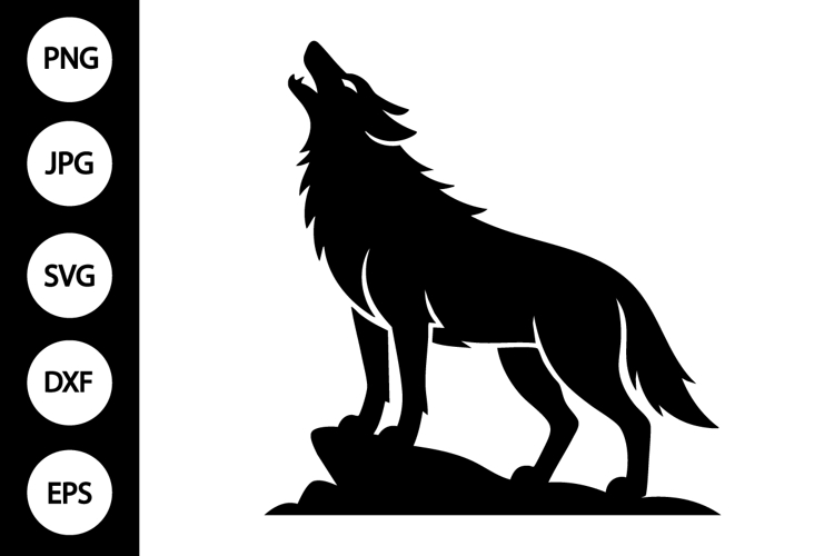 Howling Wolf SVGs