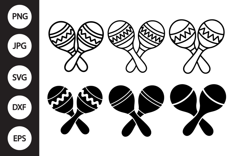Maracas SVG, Maracas Clipart