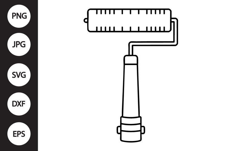 Paint Roller SVG