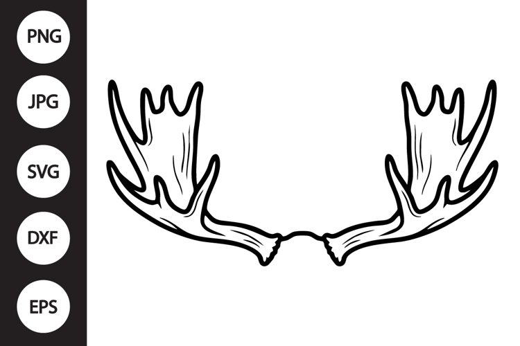 Moose Antlers SVG