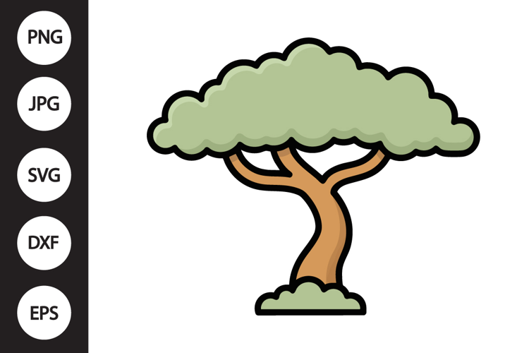 Acacia Tree SVG
