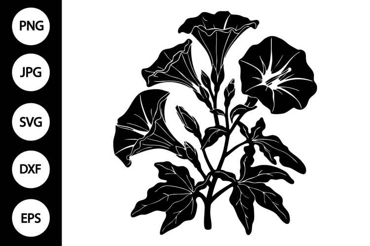 Flower Silhouette Image 18