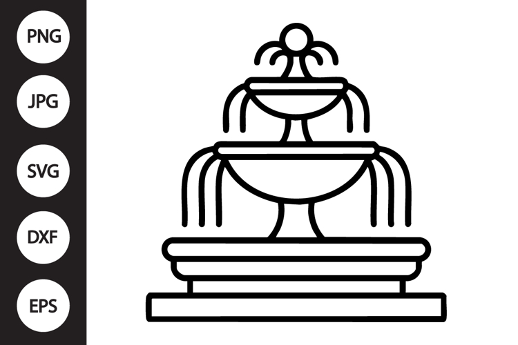 Water Fountain SVG example image 1