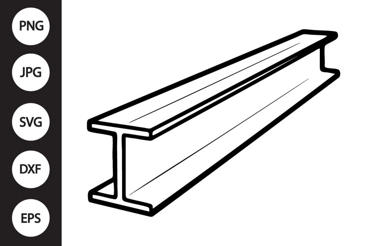 Steel Beam SVG example image 1
