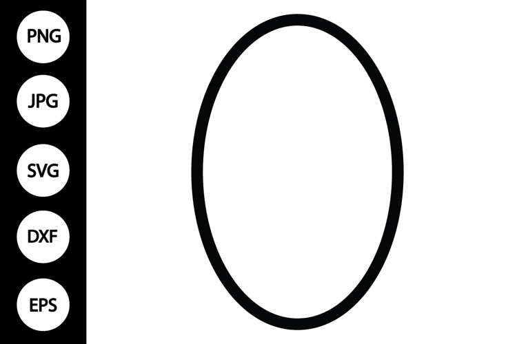Oval Frame SVGs Image 8