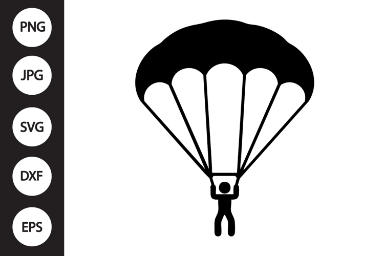 Skydiving Silhouette Image 4
