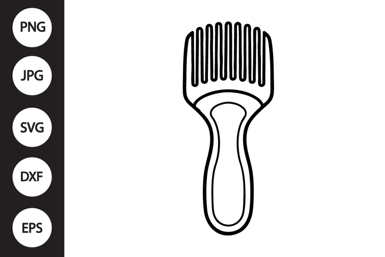 Afro Comb SVG