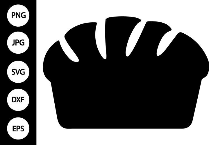 Silhouette Bread SVG example image 1