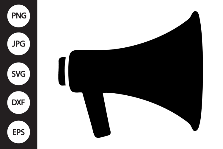 Megaphone Silhouette Image 3