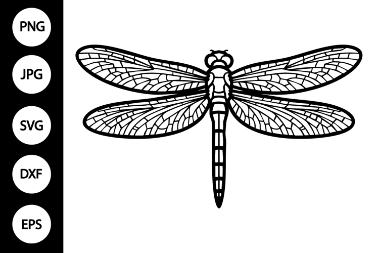 Dragonfly Outline Image 2