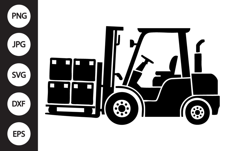 Forklift Clipart Image 2