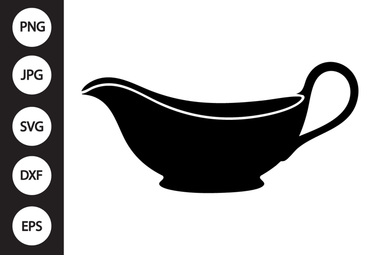 Gravy Boat SVG example image 1