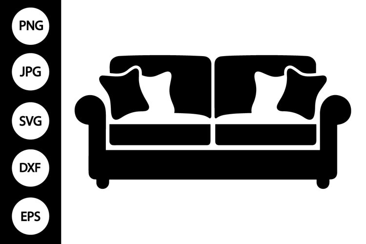 Silhouette Couch Sofa SVG