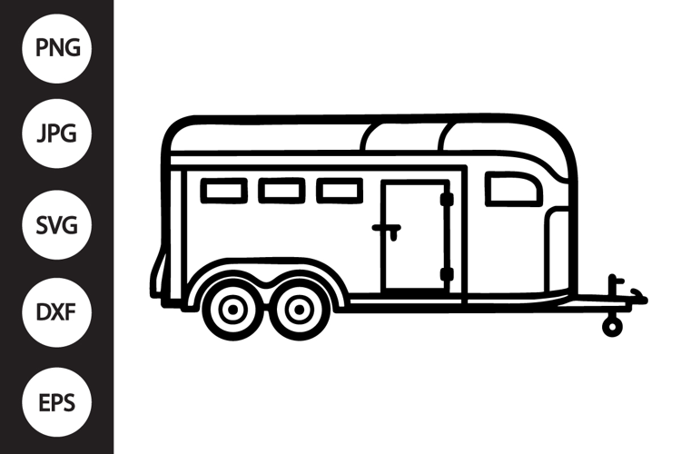 Horse Trailer SVG