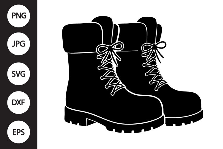 Winter Boots SVG example image 1