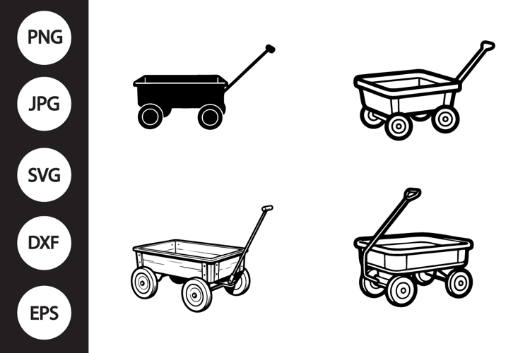 Toy Wagon SVG, Toy Wagon Clipart