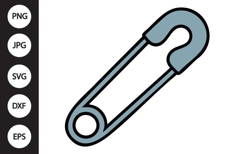 Safety Pin SVG