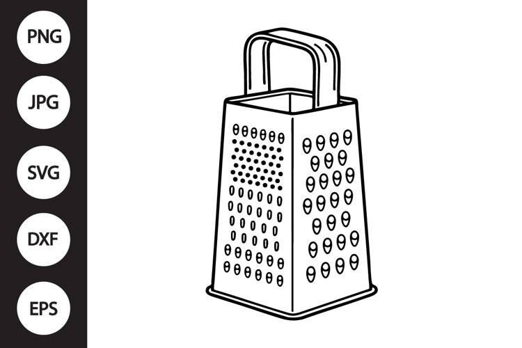 Cheese Grater SVG example image 1