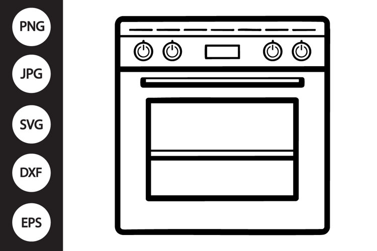 Oven SVG example image 1