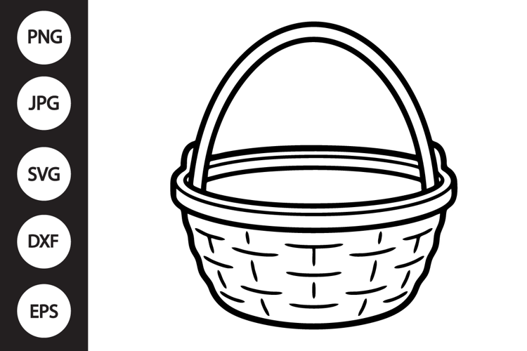 Wicker Basket SVG
