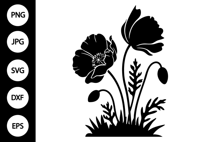 Flower Silhouette Image 9