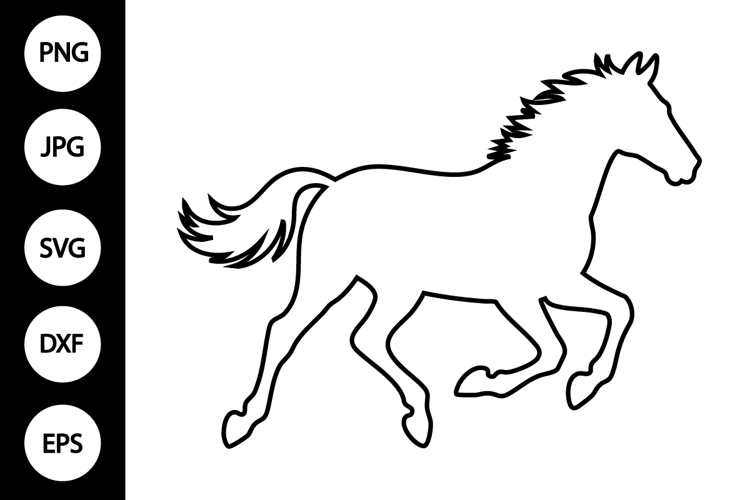 Running Horse Svg Image 2
