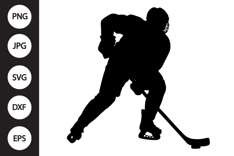 Hockey Player Clipart Image 6