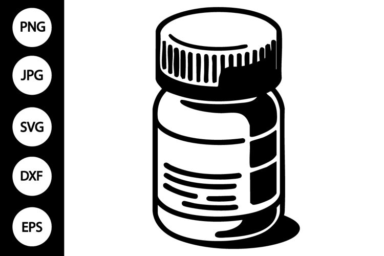 Bottle Silhouette Image 6