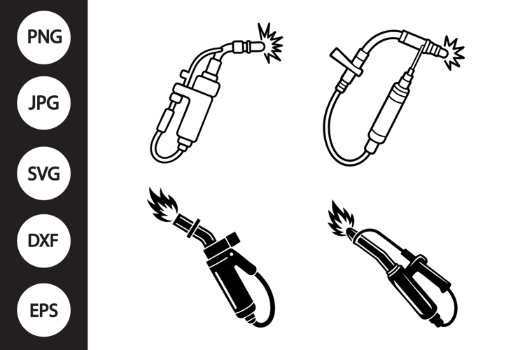 Welding Torch SVG, Welding Torch Clipart