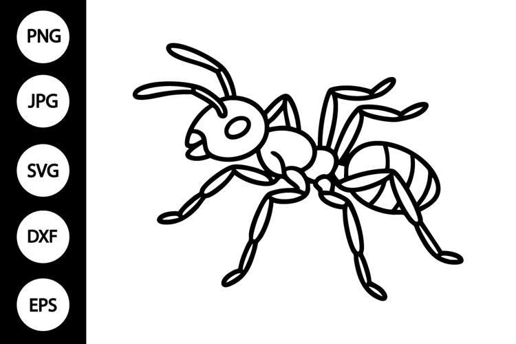 Ant Silhouette Image 7
