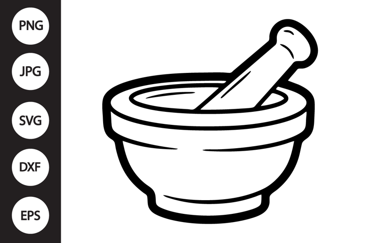 Mortar And Pestle SVG