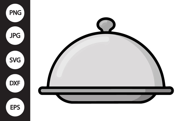 Restaurant Cloche SVG example image 1