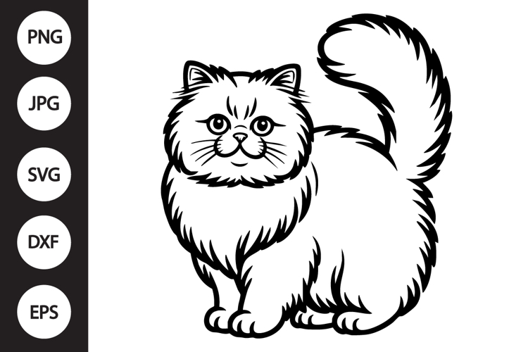 Cat Outline Image 14