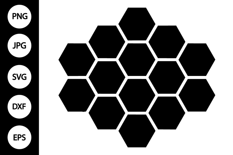 Honeycomb Silhouette SVG