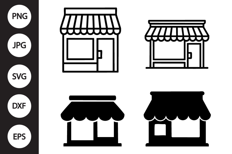 Store SVG, Store Clipart example image 1