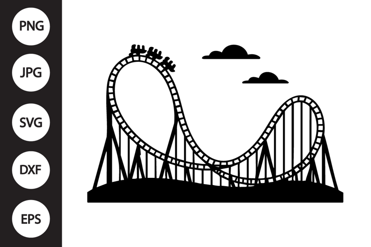 Roller Coaster Clipart Image 5