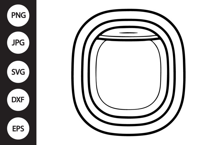 Airplane Window SVG example image 1