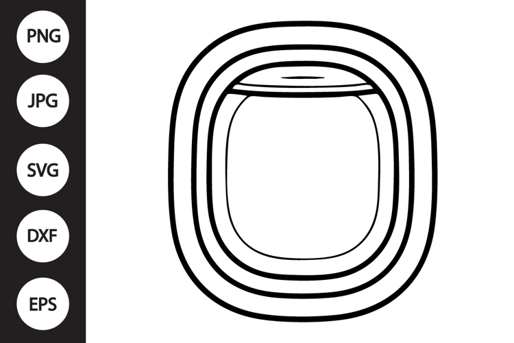 Airplane Window SVG