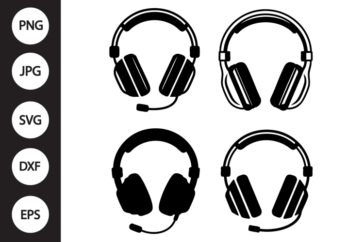 Headset Clipart Image 2
