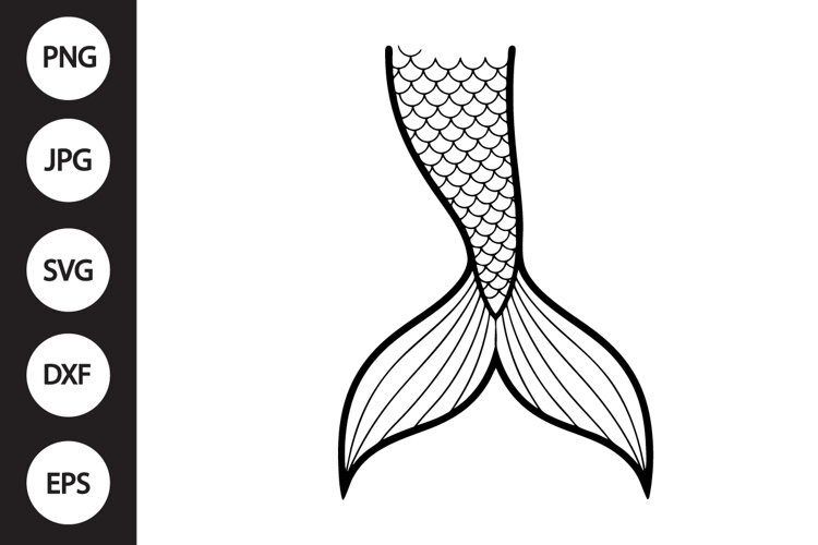 Mermaid Tail SVG example image 1