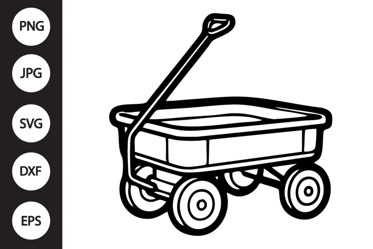 Toy Wagon SVG