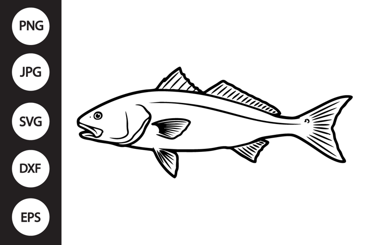 Redfish SVG example image 1